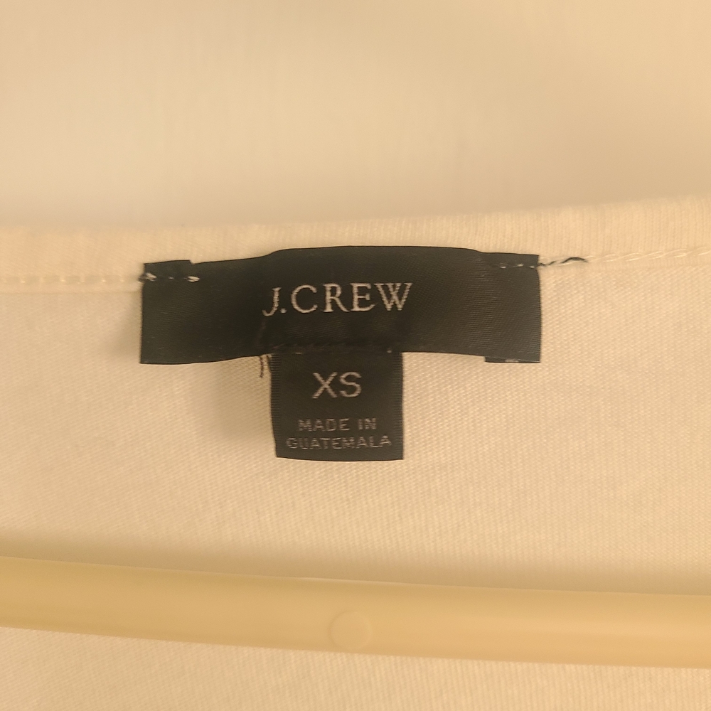 Cream J. Crew Button-Front Top - Picture 4 of 4